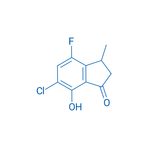 6-Chloro-4-fluoro-7-hydroxy-3-methyl-2,3-dihydro-1H-inden-1-one 1g