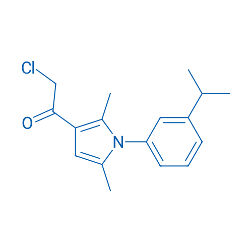 2-Chloro-1-{2,5-dimethyl-1-[3-(propan-2-yl)phenyl]-1H-pyrrol-3-yl}ethan-1-one 1g