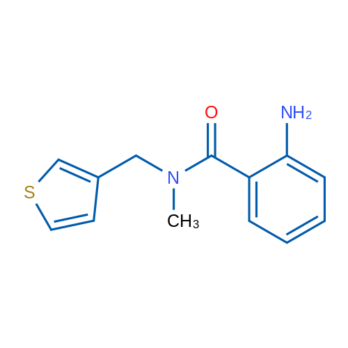2-Amino-N-methyl-N-(thiophen-3-ylmethyl)benzamide 1g