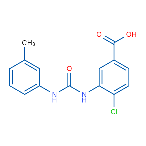 4-Chloro-3-{[(3-methylphenyl)carbamoyl]amino}benzoic acid 1g