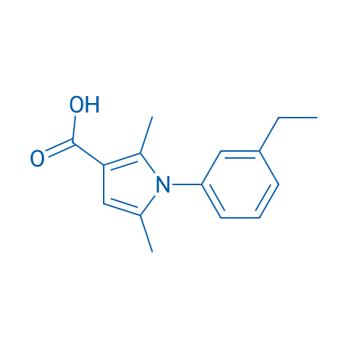 1-(3-Ethylphenyl)-2,5-dimethyl-1H-pyrrole-3-carboxylic acid 1g