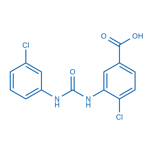 4-Chloro-3-{[(3-chlorophenyl)carbamoyl]amino}benzoic acid 5g