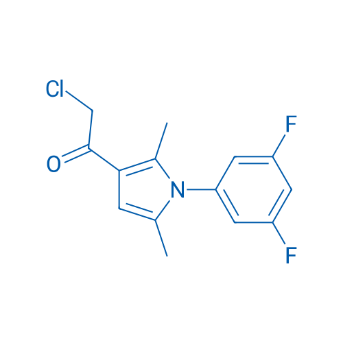 2-Chloro-1-[1-(3,5-difluorophenyl)-2,5-dimethyl-1H-pyrrol-3-yl]ethan-1-one 1g