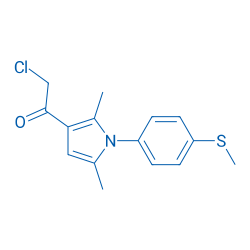 2-Chloro-1-{2,5-dimethyl-1-[4-(methylsulfanyl)phenyl]-1H-pyrrol-3-yl}ethan-1-one 5g