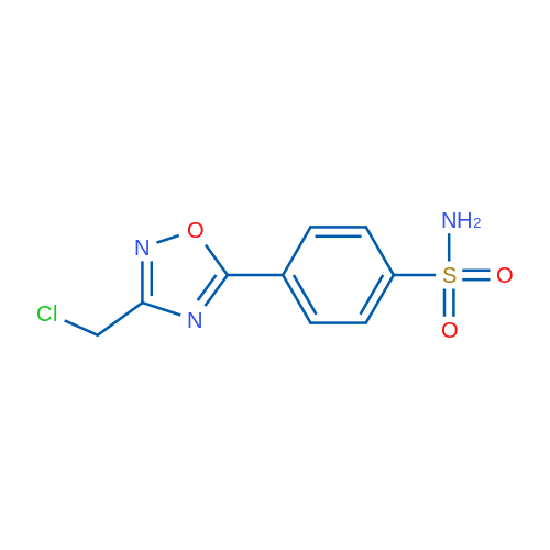 4-[3-(Chloromethyl)-1,2,4-oxadiazol-5-yl]benzene-1-sulfonamide 5g