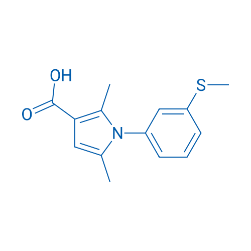 2,5-Dimethyl-1-[3-(methylsulfanyl)phenyl]-1H-pyrrole-3-carboxylic acid 5g