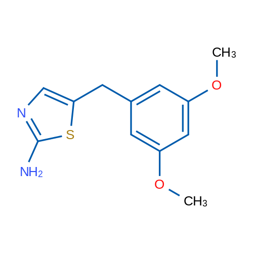 5-[(3,5-Dimethoxyphenyl)methyl]-1,3-thiazol-2-amine 1g
