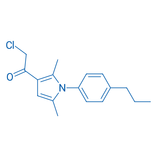 2-Chloro-1-[2,5-dimethyl-1-(4-propylphenyl)-1H-pyrrol-3-yl]ethan-1-one 5g