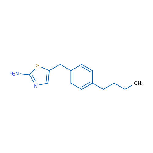 5-[(4-Butylphenyl)methyl]-1,3-thiazol-2-amine 5g
