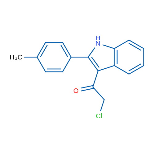 2-Chloro-1-[2-(4-methylphenyl)-1H-indol-3-yl]ethan-1-one 1g