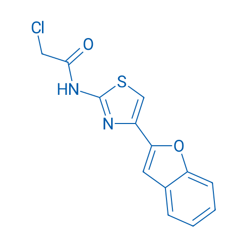N-[4-(1-Benzofuran-2-yl)-1,3-thiazol-2-yl]-2-chloroacetamide 250mg