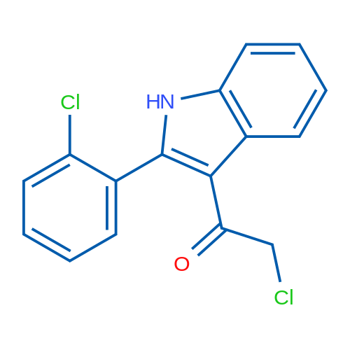 2-Chloro-1-[2-(2-chlorophenyl)-1H-indol-3-yl]ethan-1-one 1g