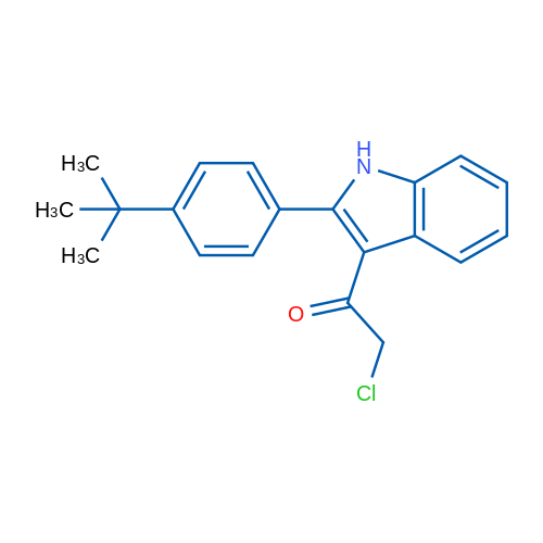 1-[2-(4-tert-Butylphenyl)-1H-indol-3-yl]-2-chloroethan-1-one 5g