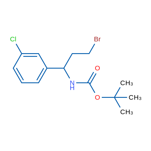 tert-Butyl (3-bromo-1-(3-chlorophenyl)propyl)carbamate 5g
