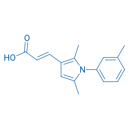 3-[2,5-Dimethyl-1-(3-methylphenyl)-1H-pyrrol-3-yl]prop-2-enoic acid 1g