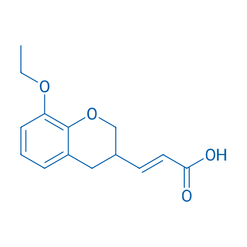 3-(8-Ethoxy-3,4-dihydro-2H-1-benzopyran-3-yl)prop-2-enoic acid 1g