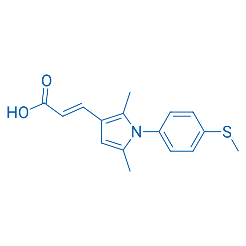 3-{2,5-dimethyl-1-[4-(methylsulfanyl)phenyl]-1H-pyrrol-3-yl}prop-2-enoic acid 1g