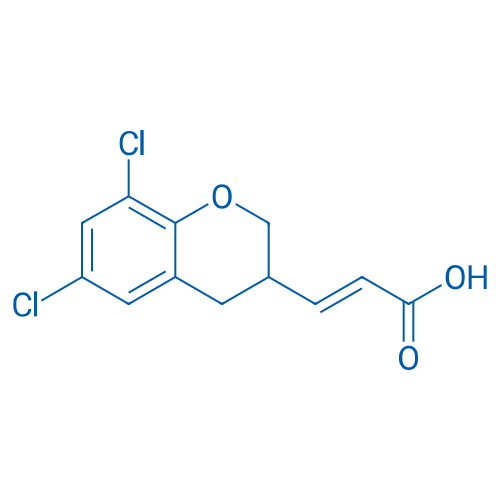3-(6,8-Dichloro-3,4-dihydro-2H-1-benzopyran-3-yl)prop-2-enoic acid 1g