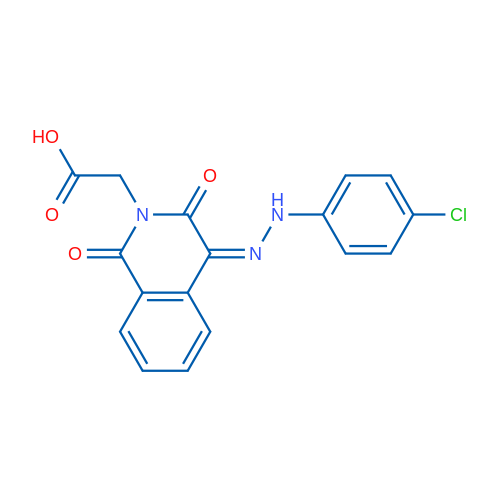 2-[(4Z)-4-[2-(4-Chlorophenyl)hydrazin-1-ylidene]-1,3-dioxo-1,2,3,4-tetrahydroisoquinolin-2-yl]acetic acid 1g