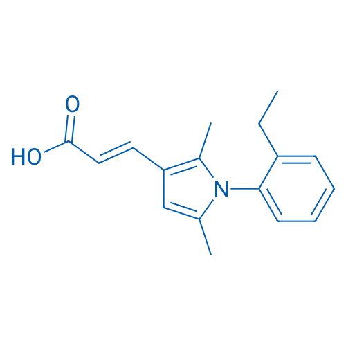 3-[1-(2-Ethylphenyl)-2,5-dimethyl-1H-pyrrol-3-yl]prop-2-enoic acid 5g
