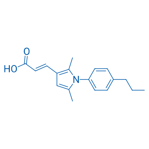 3-[2,5-Dimethyl-1-(4-propylphenyl)-1H-pyrrol-3-yl]prop-2-enoic acid 5g