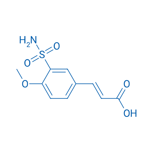 3-(4-Methoxy-3-sulfamoylphenyl)acrylic acid 250mg