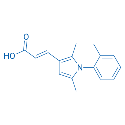 3-[2,5-Dimethyl-1-(2-methylphenyl)-1H-pyrrol-3-yl]prop-2-enoic acid 5g