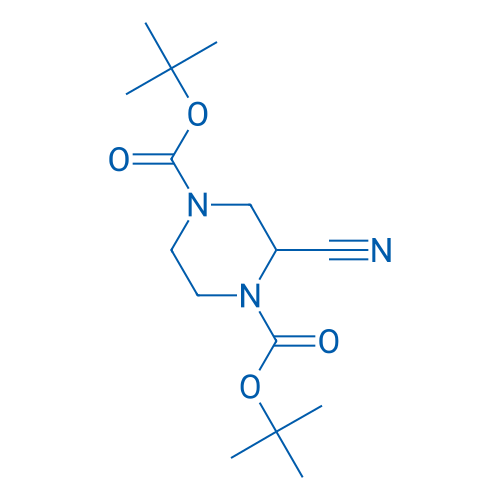 Di-tert-butyl 2-cyanopiperazine-1,4-dicarboxylate 100mg