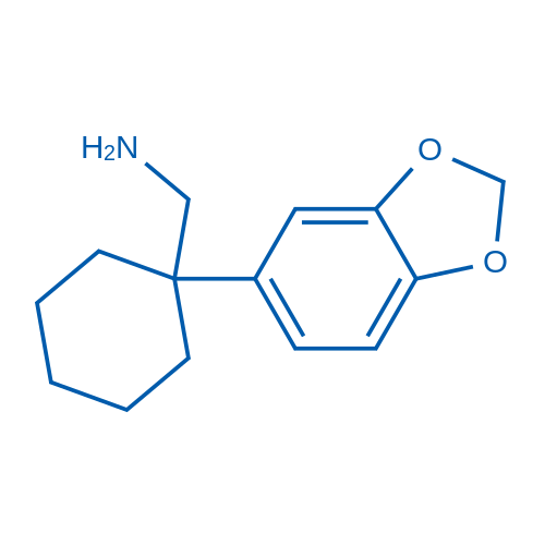 (1-(Benzo[d][1,3]dioxol-5-yl)cyclohexyl)methanamine 250mg