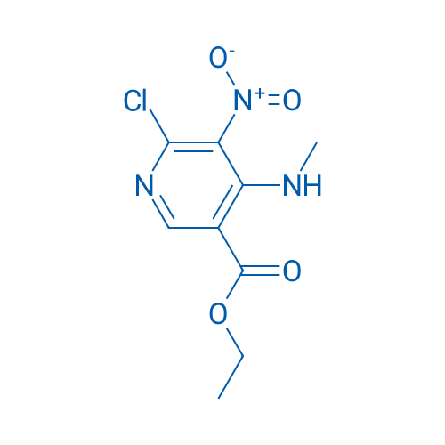 Ethyl 6-chloro-4-(methylamino)-5-nitronicotinate 1g