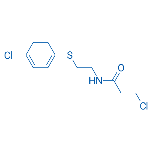 3-Chloro-N-{2-[(4-chlorophenyl)sulfanyl]ethyl}propanamide 100mg