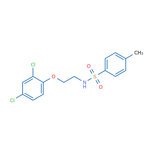 N-[2-(2,4-Dichlorophenoxy)ethyl]-4-methylbenzene-1-sulfonamide 1g