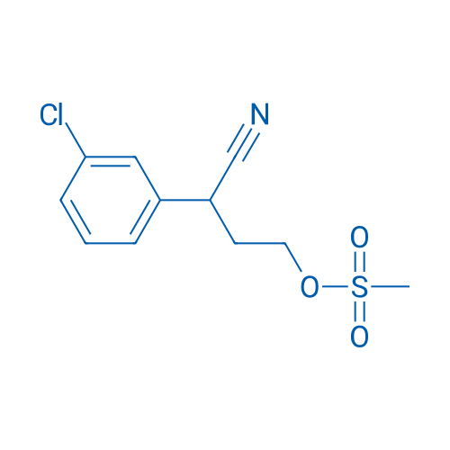 3-(3-Chlorophenyl)-3-cyanopropyl methanesulfonate 1g