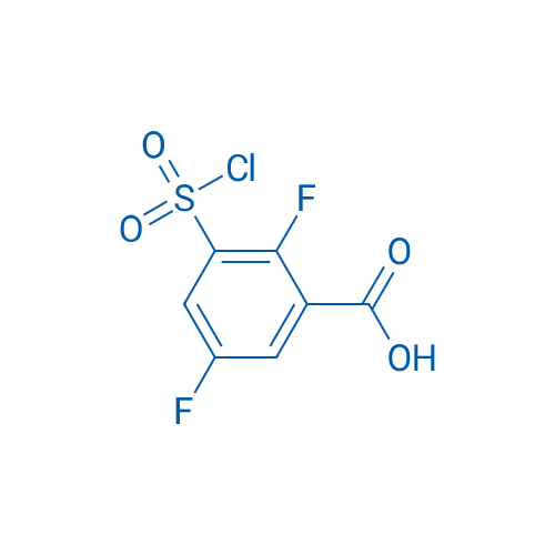 3-(Chlorosulfonyl)-2,5-difluorobenzoic acid 1g