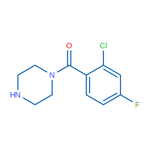 1-(2-Chloro-4-fluorobenzoyl)piperazine 100mg