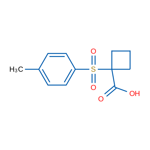 1-(4-Methylbenzenesulfonyl)cyclobutane-1-carboxylic acid 1g