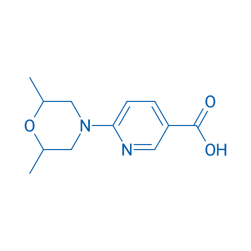 6-(2,6-Dimethylmorpholin-4-yl)pyridine-3-carboxylic acid 100mg