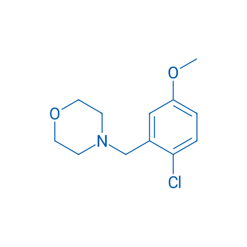4-(2-chloro-5-methoxybenzyl)morpholine 250mg
