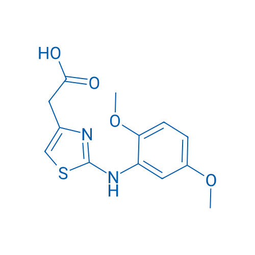 (2-[(2,5-Dimethoxyphenyl)amino]-1,3-thiazol-4-yl)acetic acid 5g