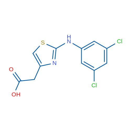 2-{2-[(3,5-dichlorophenyl)amino]-1,3-thiazol-4-yl}acetic acid 1g