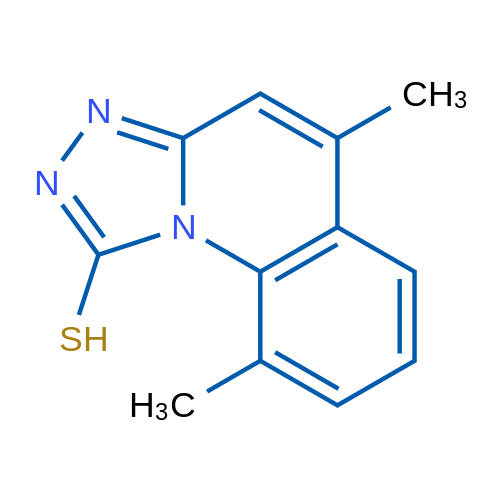5,9-Dimethyl-[1,2,4]triazolo[4,3-a]quinoline-1-thiol 1g