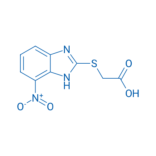 2-((7-Nitro-1H-benzo[d]imidazol-2-yl)thio)acetic acid 25mg