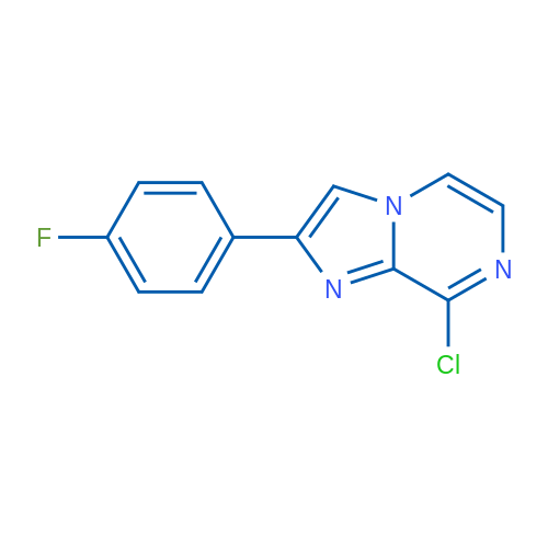 8-Chloro-2-(4-fluorophenyl)imidazo[1,2-a]pyrazine 1g