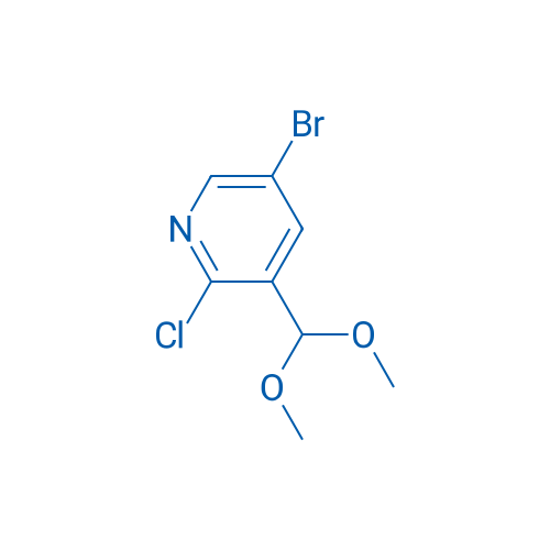 5-Bromo-2-chloro-3-(dimethoxymethyl)pyridine 1g