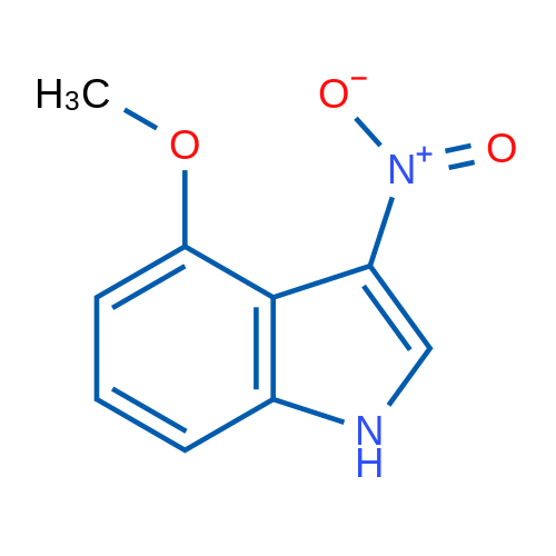 4-Methoxy-3-nitro-1H-indole 1g