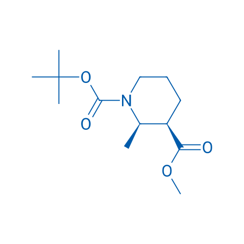 (2R,3R)-1-tert-Butyl 3-methyl 2-methylpiperidine-1,3-dicarboxylate 250mg