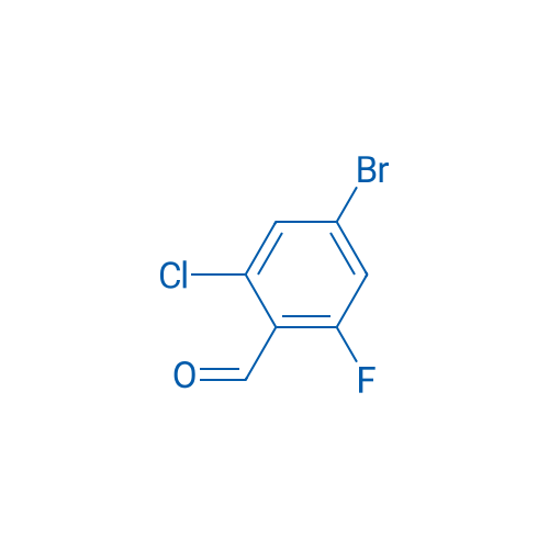 4-Bromo-2-chloro-6-fluorobenzaldehyde 250mg