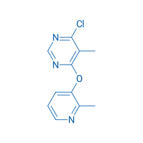 4-Chloro-5-methyl-6-((2-methylpyridin-3-yl)oxy)pyrimidine 100mg
