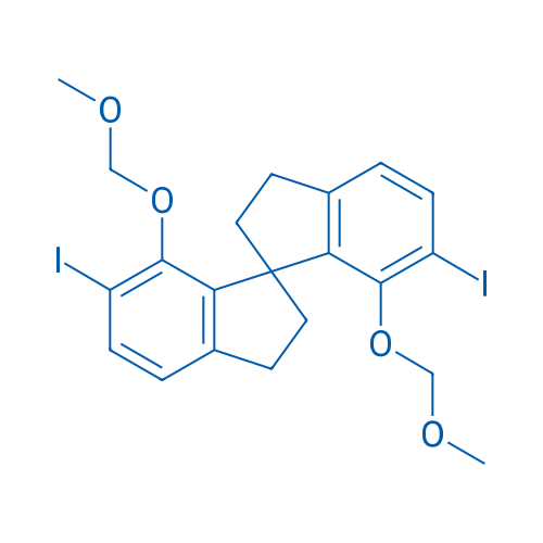 (R)-6,6'-Diiodo-7,7'-bis(methoxymethoxy)-2,2',3,3'-tetrahydro-1,1'-spirobi[indene] 100mg