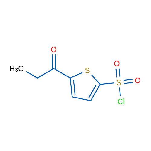 5-Propanoylthiophene-2-sulfonyl chloride 1g